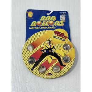 VTG 1990 Rad Rollors Collectable Action Marbles The Dick Tracy Collection Sealed